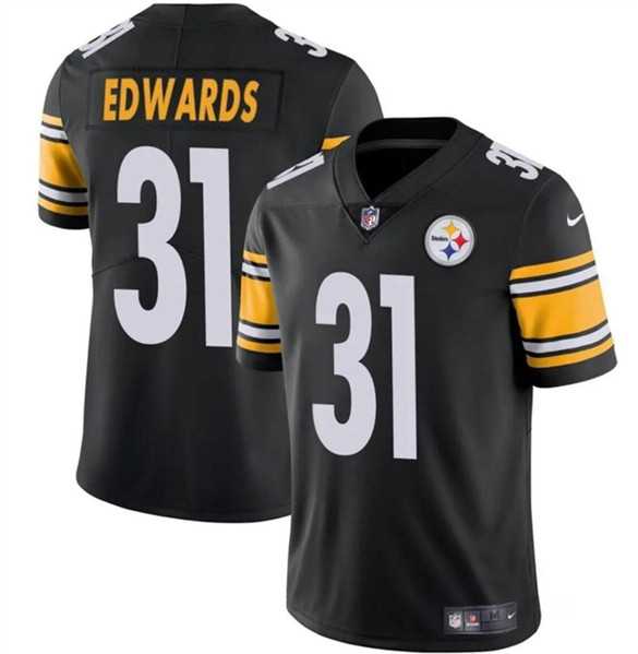 Men & Women & Youth Pittsburgh Steelers #31 Daijun Edwards Black Vapor Untouchable Limited Football Stitched Jersey,We sell and wholesale Men & Women & Youth Pittsburgh Steelers #31 Daijun Edwards Black Vapor Untouchable Limited Football Stitched Jersey on line form chian!